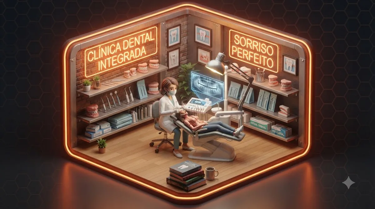 Exemplo de site odontológico feito pela EDVTECH